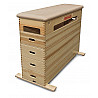 Vaulting box 5 pieces with special recesses