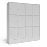 Large-locker, 9 pockets, 3 one above the other
