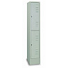 Locker, 2 compartments one above the other, 1 compartment, RAL 7035