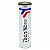 Tennis ball TECNIFIBRE X-ONE Premium, 4 PET jar, yellow balls