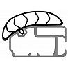 Football player Minitor Protect without transport rollers, 1,2 x 0,8 m