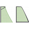 Soccer goal net goal depth 80/150 cm
