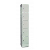 Locker 1er, 5 compartments, RAL 7035