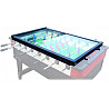 Outdoor table football Storm F-2 glass cover
