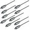 Needle valve M5 reinforced version 10-pack