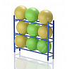 Plastic shelf for gymnastic balls 209x40x175 cm