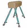 Olympic vaulting horse, steel tube legs