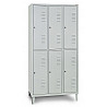 Wardrobe, with feet, 3 compartments next to each other