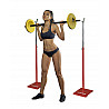 Squat dumbbell rack stand