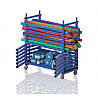 Mobile Plastic cans 135x57x150 cm