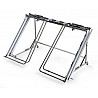 Transport trolley for a pair of indoor handball goals
