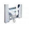 Basketball practice facility height adjustable