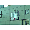 Basketball practice facility height adjustable
