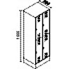 Locker Evolo 2 compartments