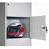 Compartment cabinet in double width
