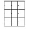 School locker INTRO with 9 compartments