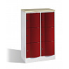 School locker RESISTO with 6 compartments