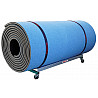 Retaining strap for floor gymnastics mat