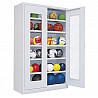 Equipment cabinet type 3, acrylic glass swing doors