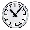 Wall clock round with metal case
