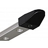 Plastic end piece for aluminum rail system T