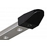 Plastic end piece for aluminum rail system T