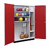 System wood equipment cabinet type B 120 x 190 x 51 cm
