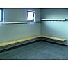 Cloakroom bench wood Type E