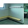 Cloakroom bench wood Type E