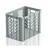 Plastic basket 60x40x41 cm, grey