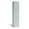 Locker 1er, 3 bins, RAL 7035
