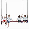 Wide trapeze bar with eyelets
