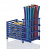 Plastic trolley cm without lid 144x69x111
