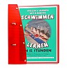 Plastic ring binder "learning to swim in 12 hours"
