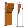 Climbing module MTM-06 2.5 x 6 m, 75 Klettergriffe