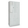 Large-locker, 6 subjects, 2 one above the other