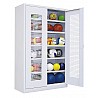 Equipment cabinet type 3, perforated plate-wing doors