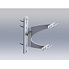 Double bracket for wall mounting Barre