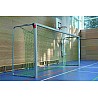Football goal, corner welded, goal depth 1.25m