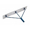 Aluminium roughening bar with serrated blade 