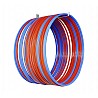 Suspension device for gymnastics hoops  
