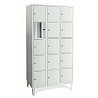 Compartment cabinet, with feet, 3 compartments, compartments 15