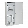 Equipment cabinet Type 6, sheet-steel sliding doors