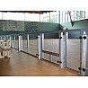 Aluminium posts for playing field boards