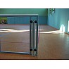 Aluminium posts for playing field boards
