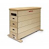 Vaulting box 5-piece with recesses Multiplex