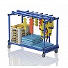 Mobile plastic car 137x60x105 cm