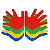 Floor marking set hands (16 pieces)
