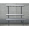 Wardrobe seat Alu type B