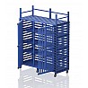 Plastic box 12 compartments, 176x76x227 cm